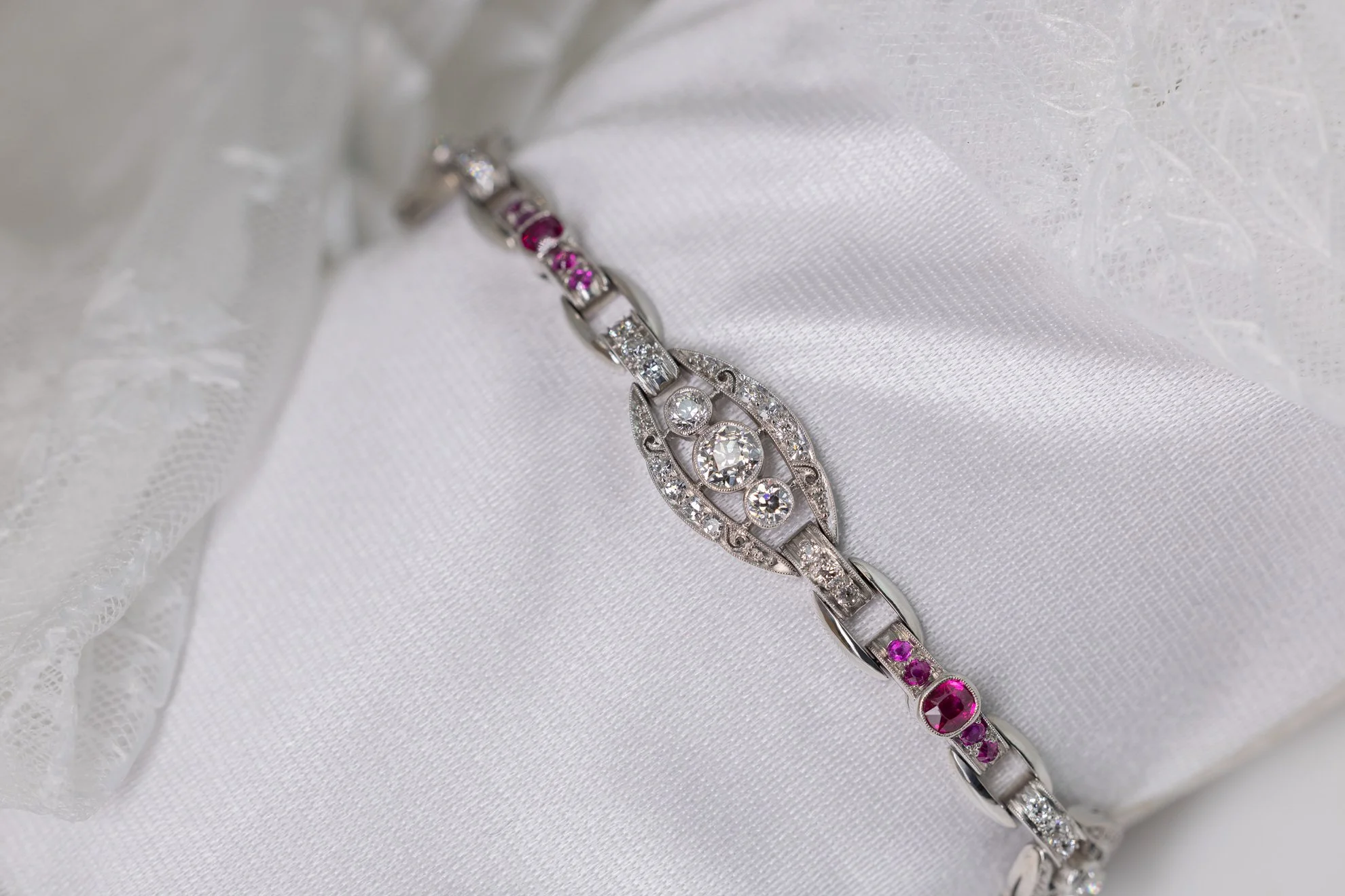 White-Gold-Bracelet-White-and-Pink-Stones