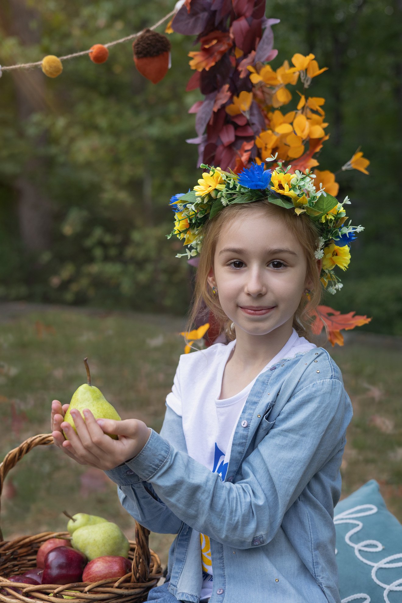 Girl with Pear