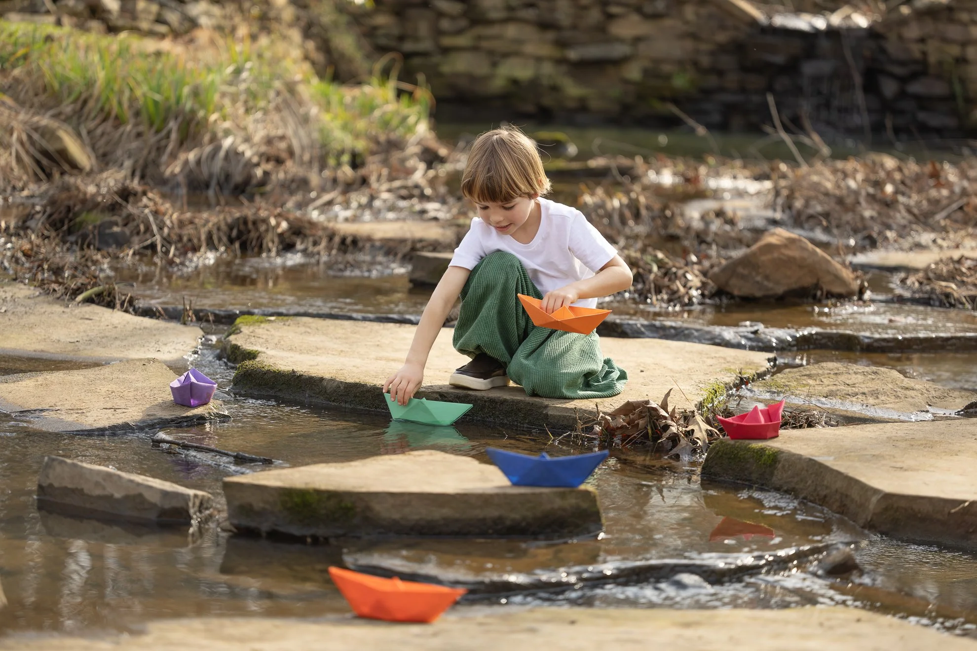 Child and Paper Boats 2026_03_01_IMG_2288 Starting Paper Boat.jpg