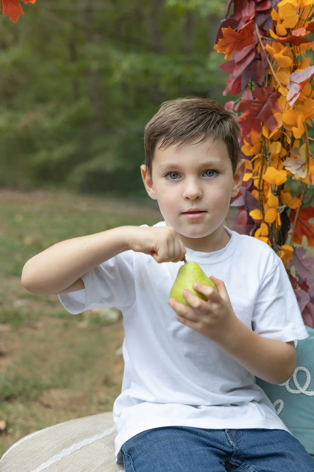 Boy with Pear