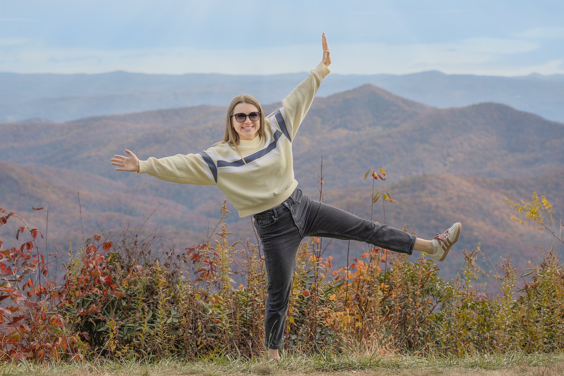 Funny Star Pose - Mountain View