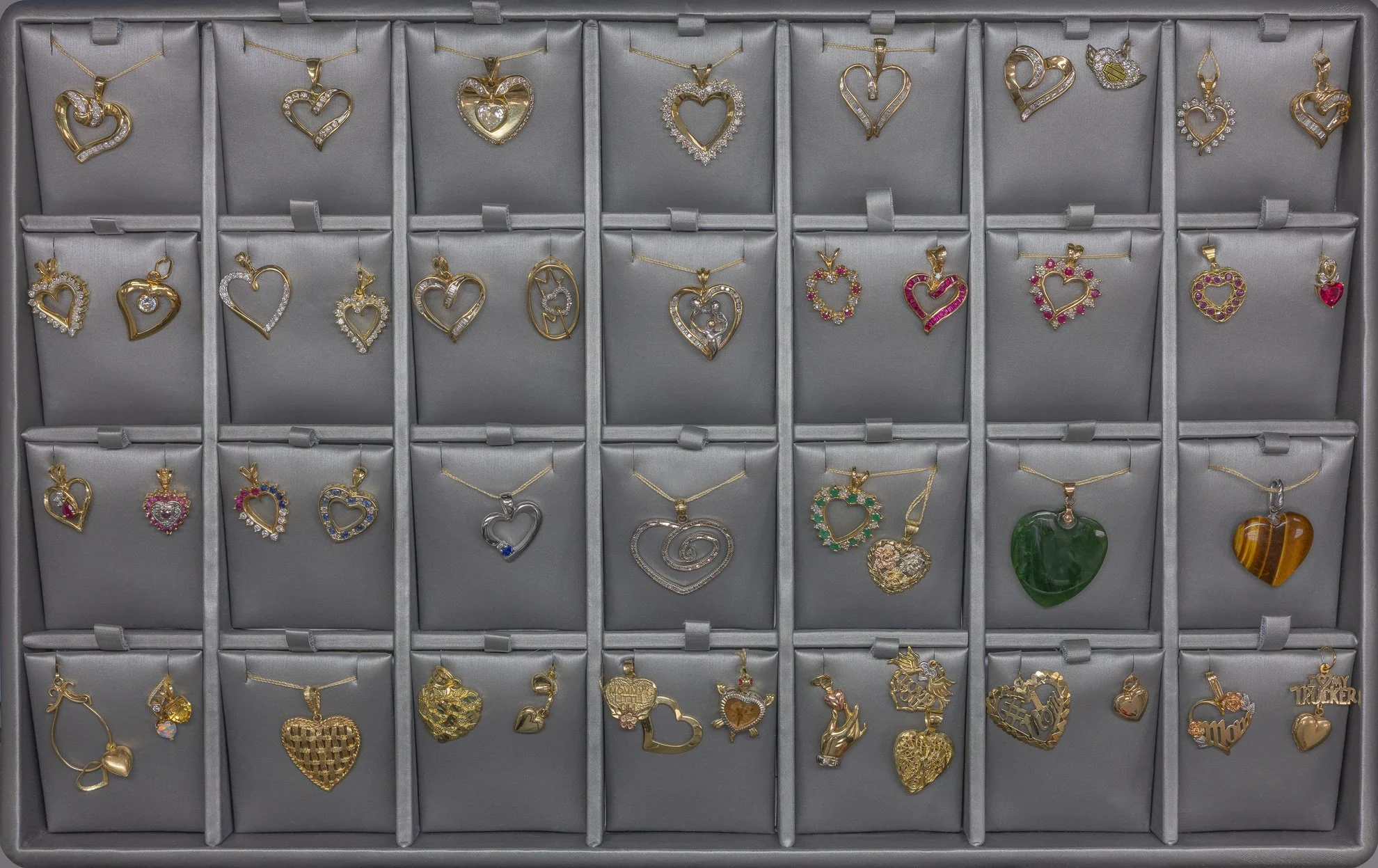 Gold Pendants Heart