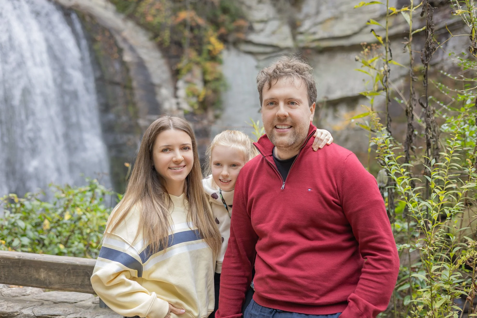 Family Time - Waterfall View
