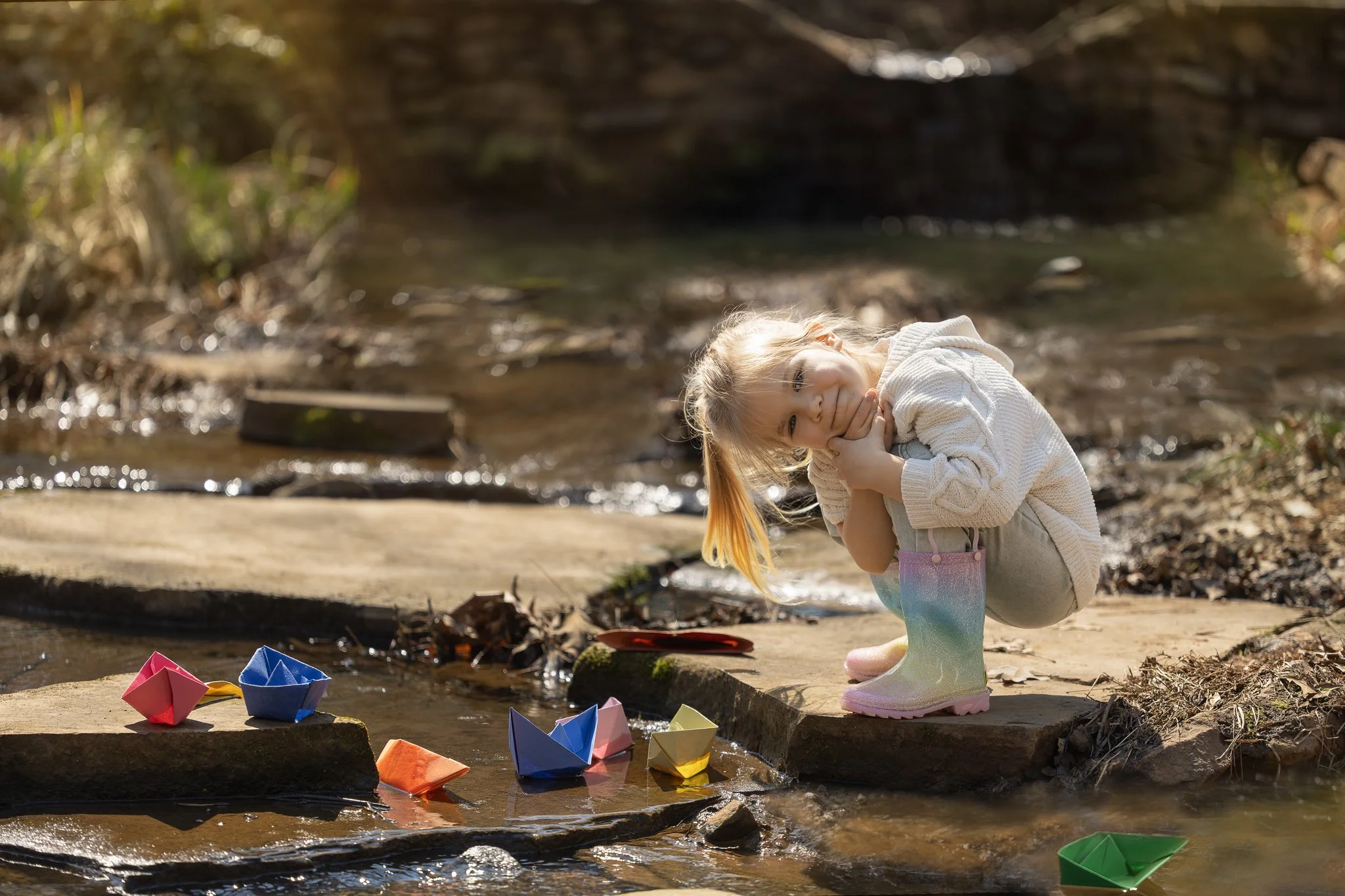 2026_03_01_IMG_1024 Funny Sunny Girl with Paper Boats.jpg