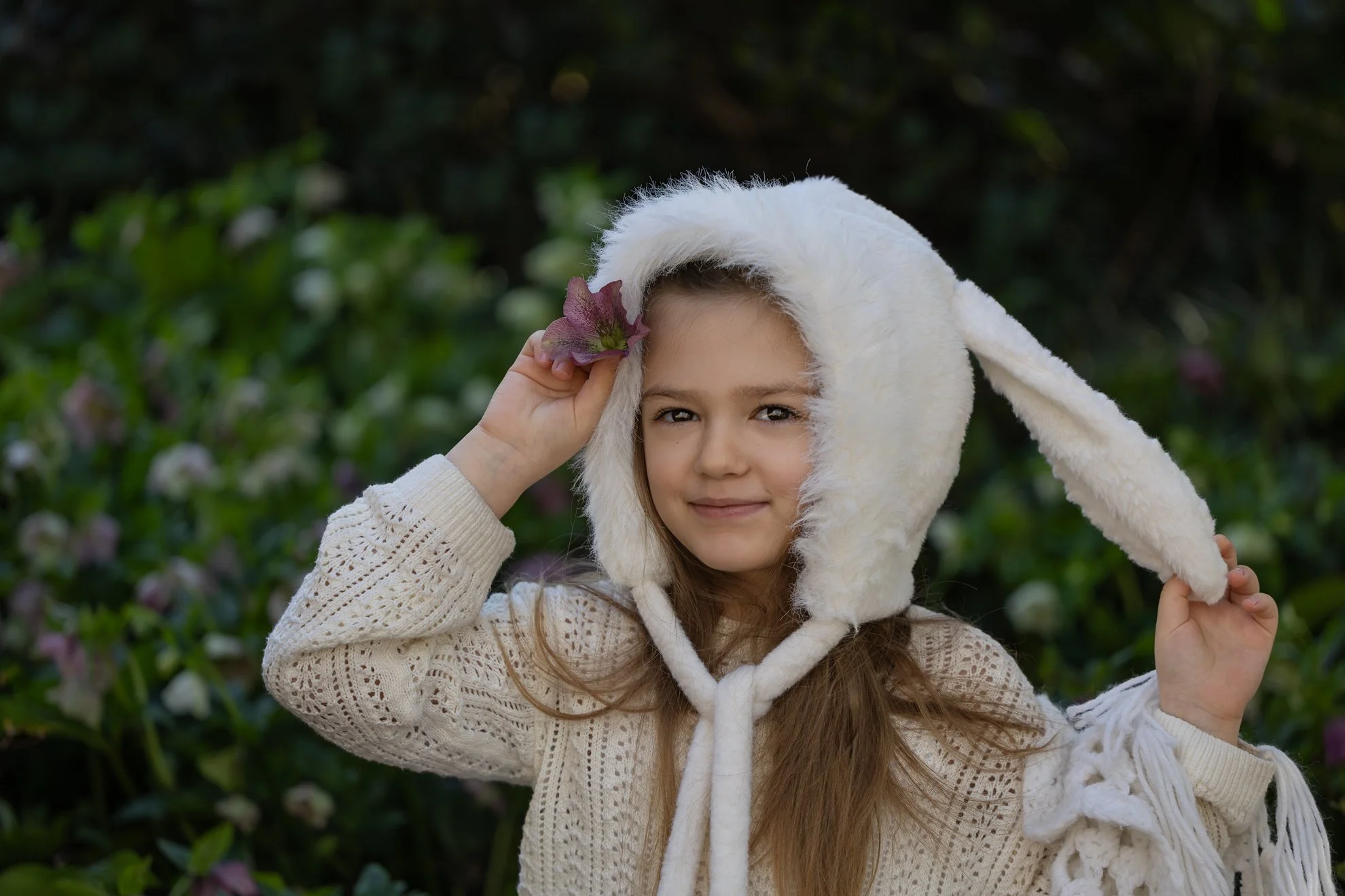 2026_02_28_IMG_1833 Bunny Ears and Easter Flowers Funny Girl.jpg