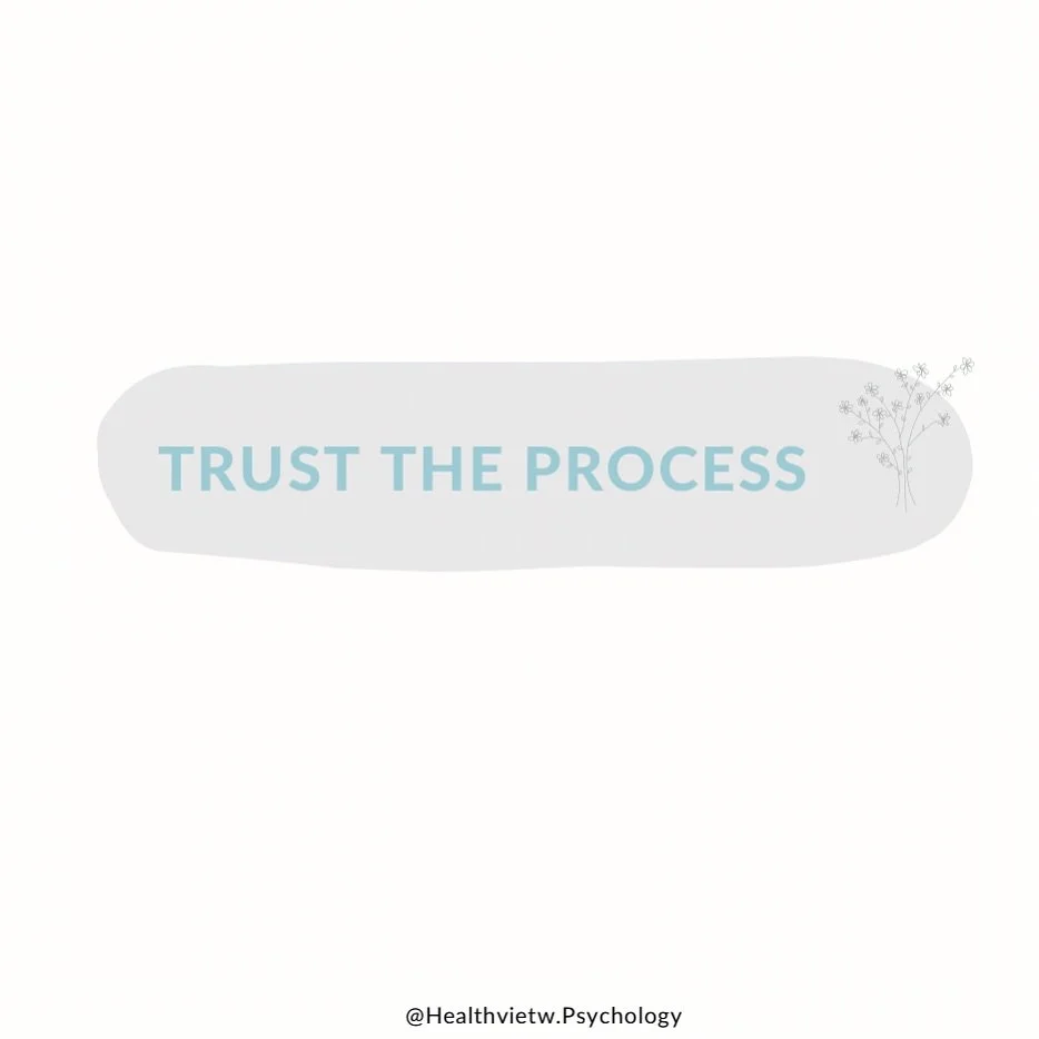 &lsquo;Trust the process&rsquo; - a mantra that is so important when it comes to mental health and psychological therapy. 🧠

Seeking help from a psychologist can be daunting, but having faith in the process is key. Therapy is not a quick fix - it ta