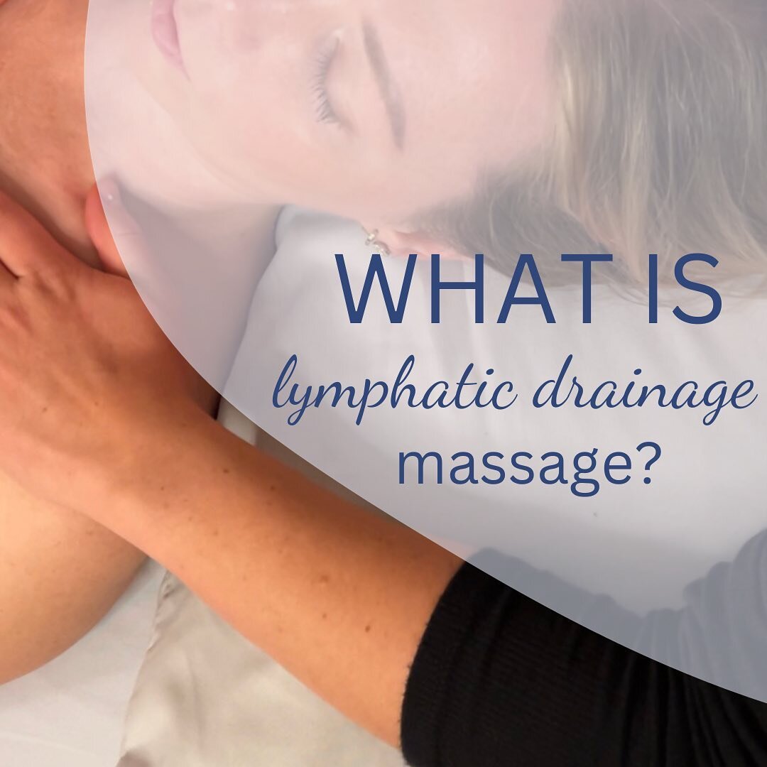 I&rsquo;ve been getting a lot of new lymphatic drainage clients so I just wanted to give some info about what the heck it is and why it&rsquo;s different from traditional therapeutic massage:

Manual Lymphatic Drainage (MLD) works with light pressure