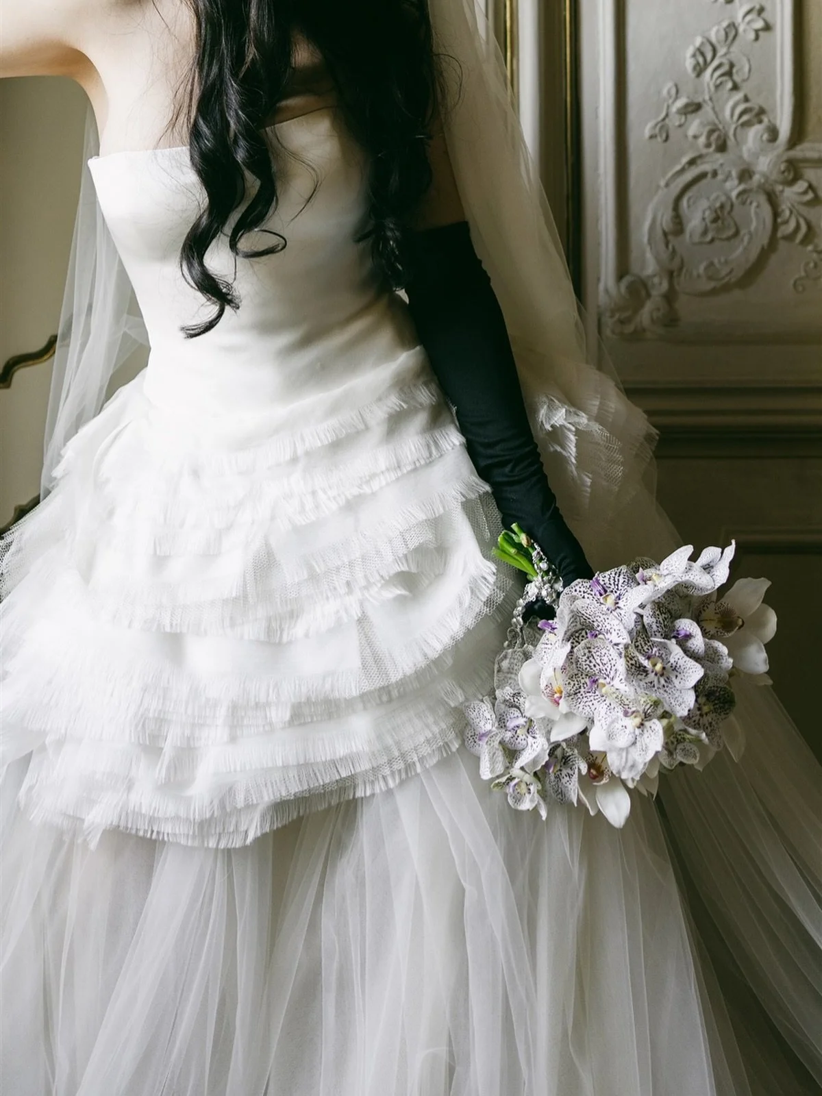 Fave combo, a vera wang with month orchids