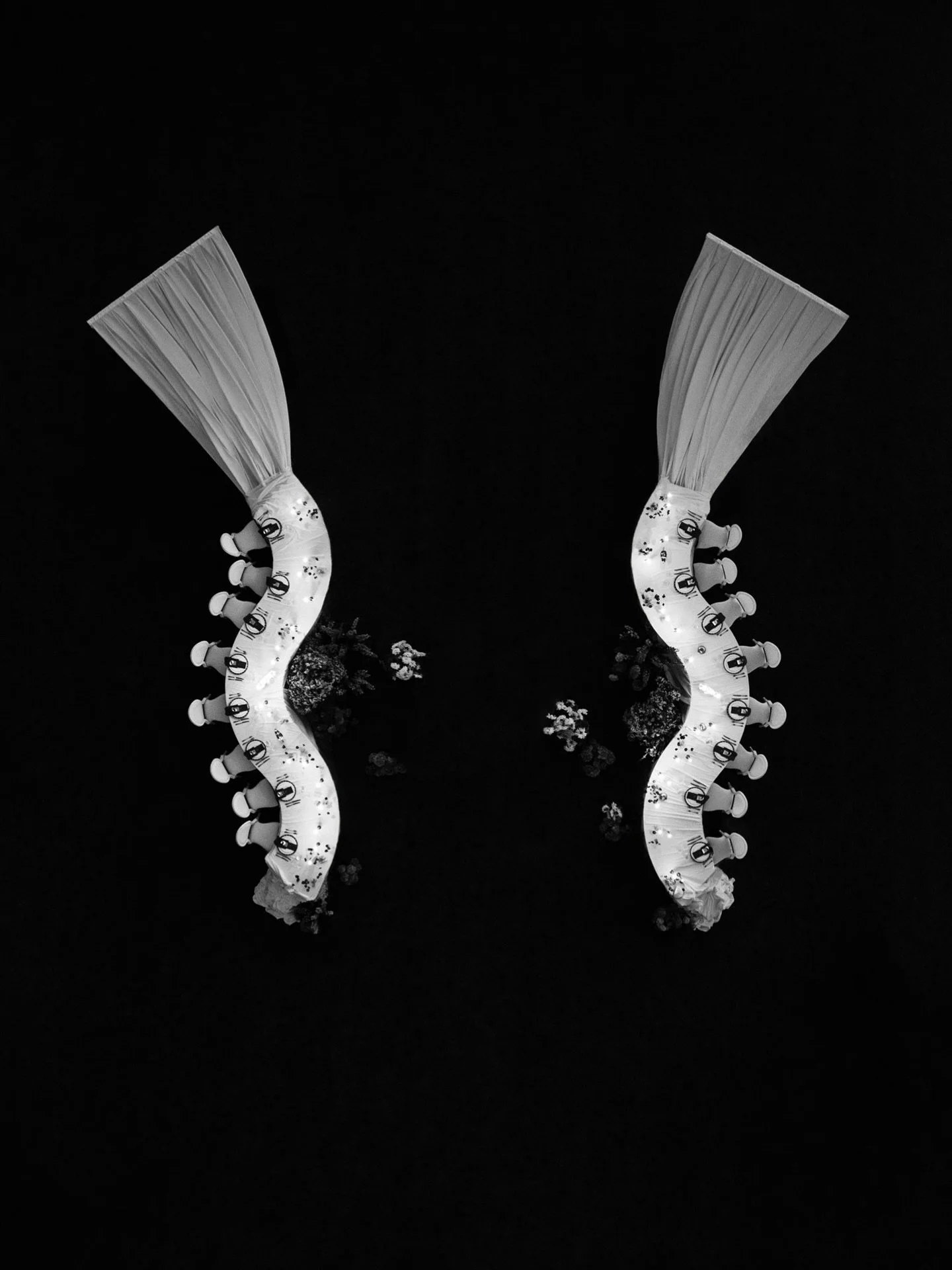 Seen from above 

with/

Planning &amp; Creative Direction: one and only @unicqevents 
Venue: @fairmontlemontreuxpalace 
Photography: @yolantabirkhanestudio 
Videography: @memento.videography 
Floral Design: @nebbiastudio 
Stationery: @belpapierstudi