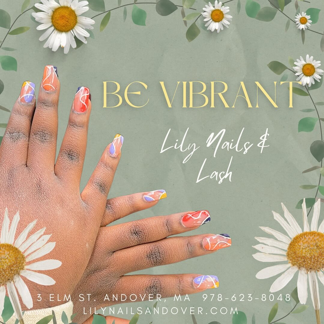 Treat your nails to awesome designs and colors to accentuate your beauty. 

#lilynailsandover #nails #nailsnailsnails #nailart #naildesign #bevibrant #andoverma