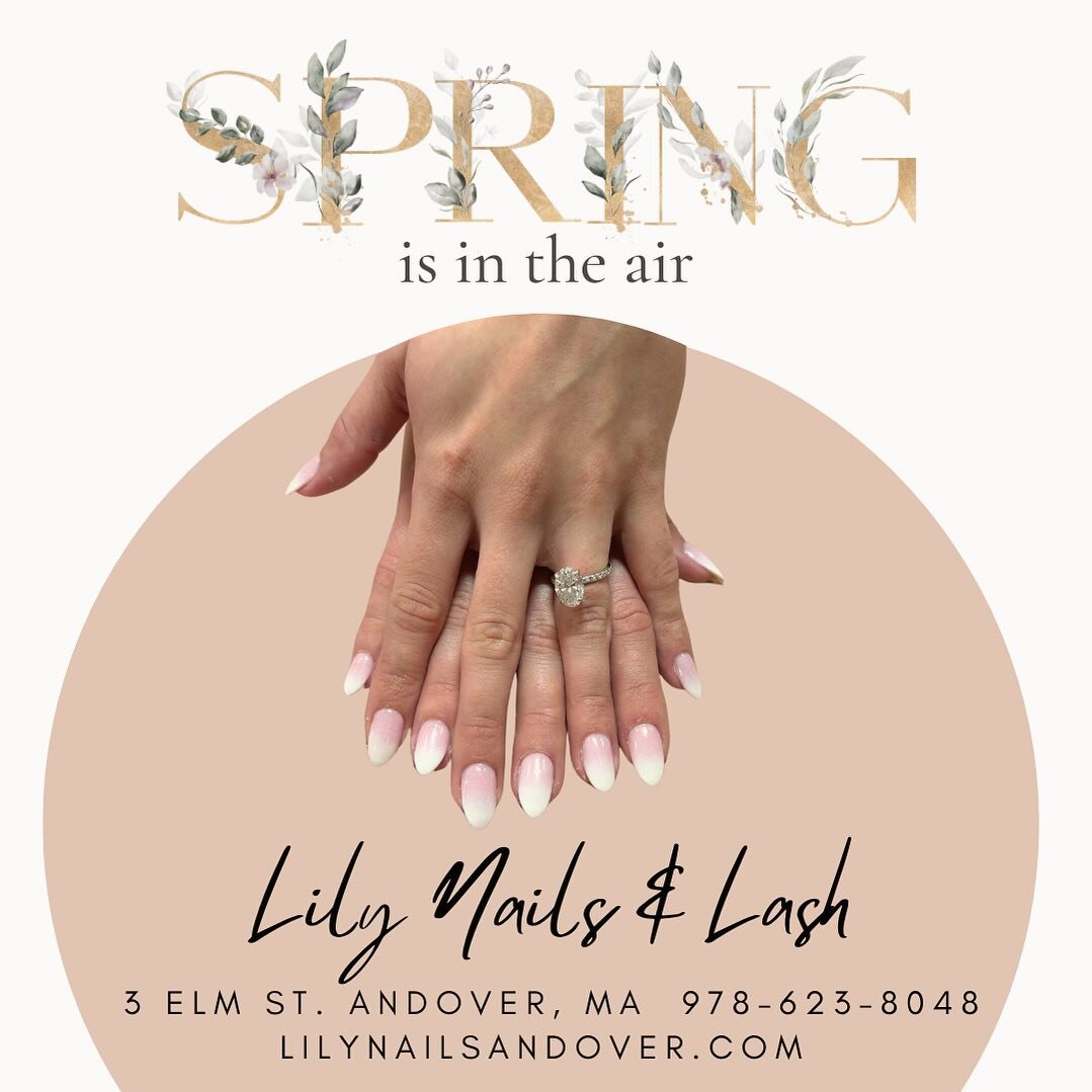 A pink and white ombr&eacute; for that sweet spring look

#spring #springnails #andoverma #nails #ombrenails #lilynailsandover