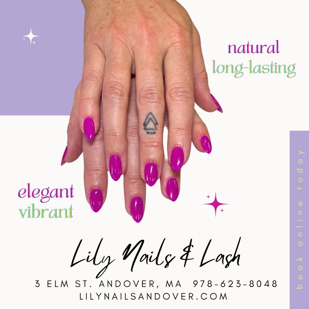 Our nail technicians know how to deliver: natural, long-lasting, elegant, and vibrant. Book your appointment today! 

#nails #nailsnailsnails #nailsofinstagram #andoverma #andovermassachusetts #andovermass #lilynailsandover #almondnails