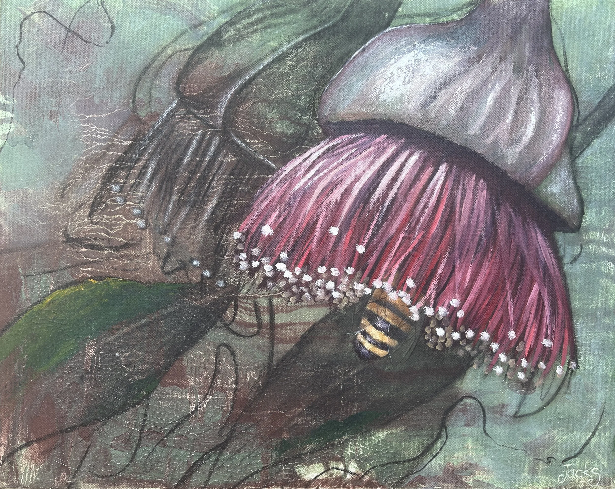 Blossoming II cropped view