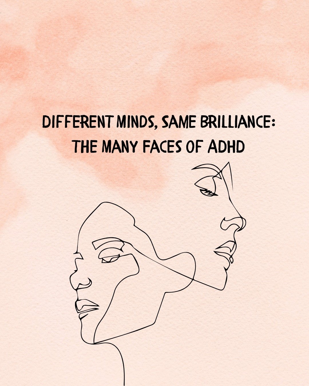 October is ADHD Awareness Month, and this year, we’re celebrating The Many Faces of ADHD.
ADHD isn’t one-size-fits-all. It can look like:
💬 A child who can talk for hours about their favorite topic.
🎨 A teen whose creativity seems end