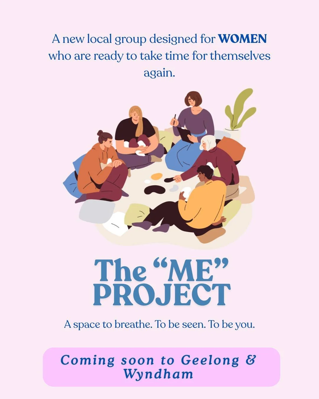 You know those “support groups” that somehow make you feel worse?
Yeah, this isn’t that.
The "ME" Project – two new groups coming soon to Geelong & Wyndham 🌸
For mums with disabilities, and women with chronic