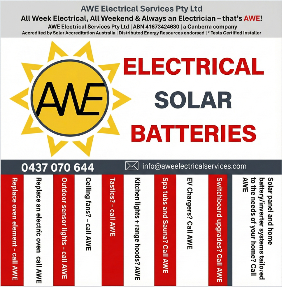 Reliable Electrical, Solar &amp; Battery Solutions in Canberra