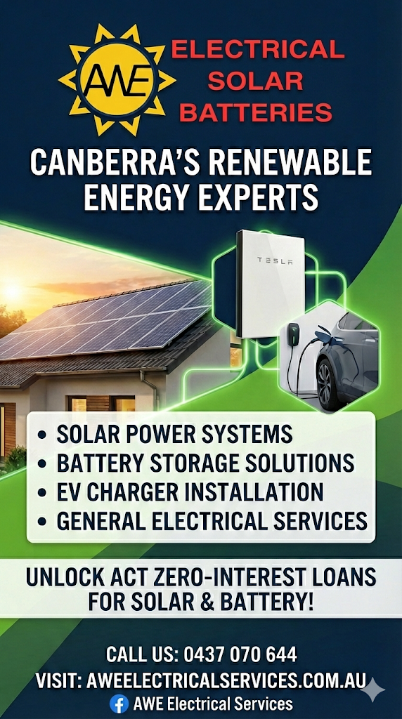Transitioning to Clean Energy: How AWE Electrical Services Supports Canberra Households