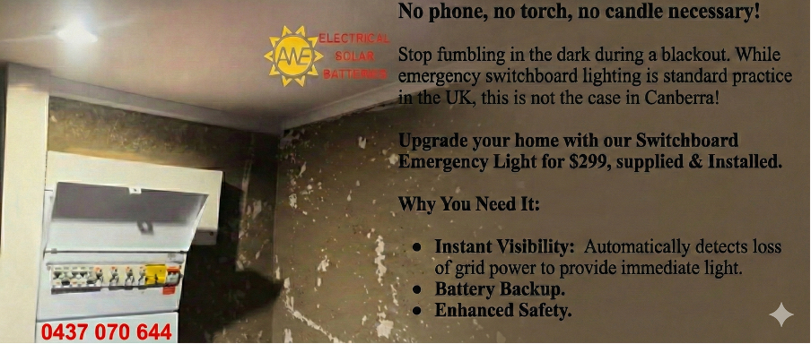 Tired of fumbling in the dark when the power trips?
