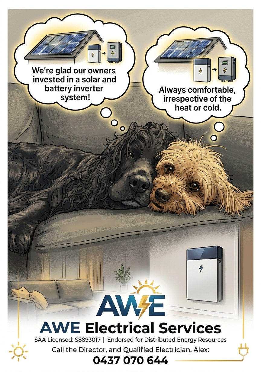 Experience Uncompromised Comfort with AWE Electrical Services: The Solar &amp; Battery Experts