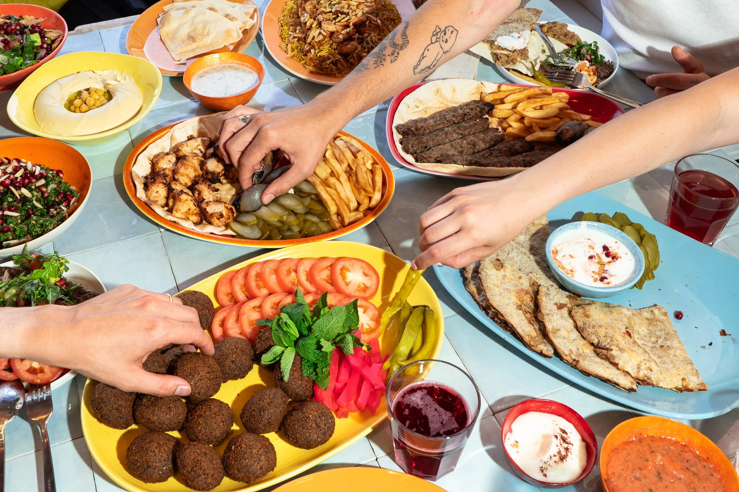Lebanese food vs. Middle Eastern food