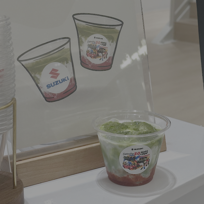 Matcha strawberry Coffee cart live station services Singapore mobile barista catering for conventions, roadshows, corporate parties. Enjoy freshly brewed coffee, espresso, lattes, iced tea, hot chocolate, and custom branding on carts and cups