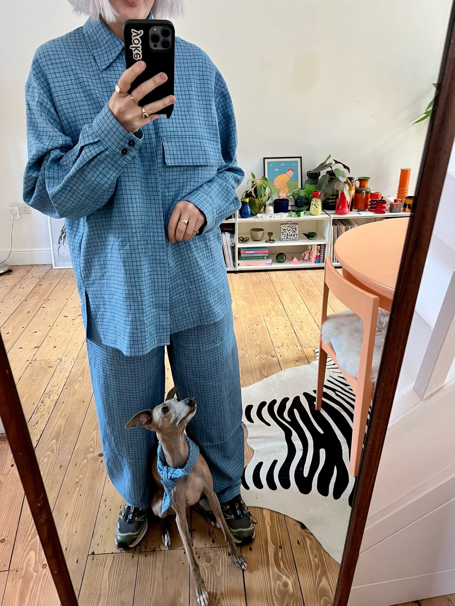 Blue Check Utility Shirt — yoke studio