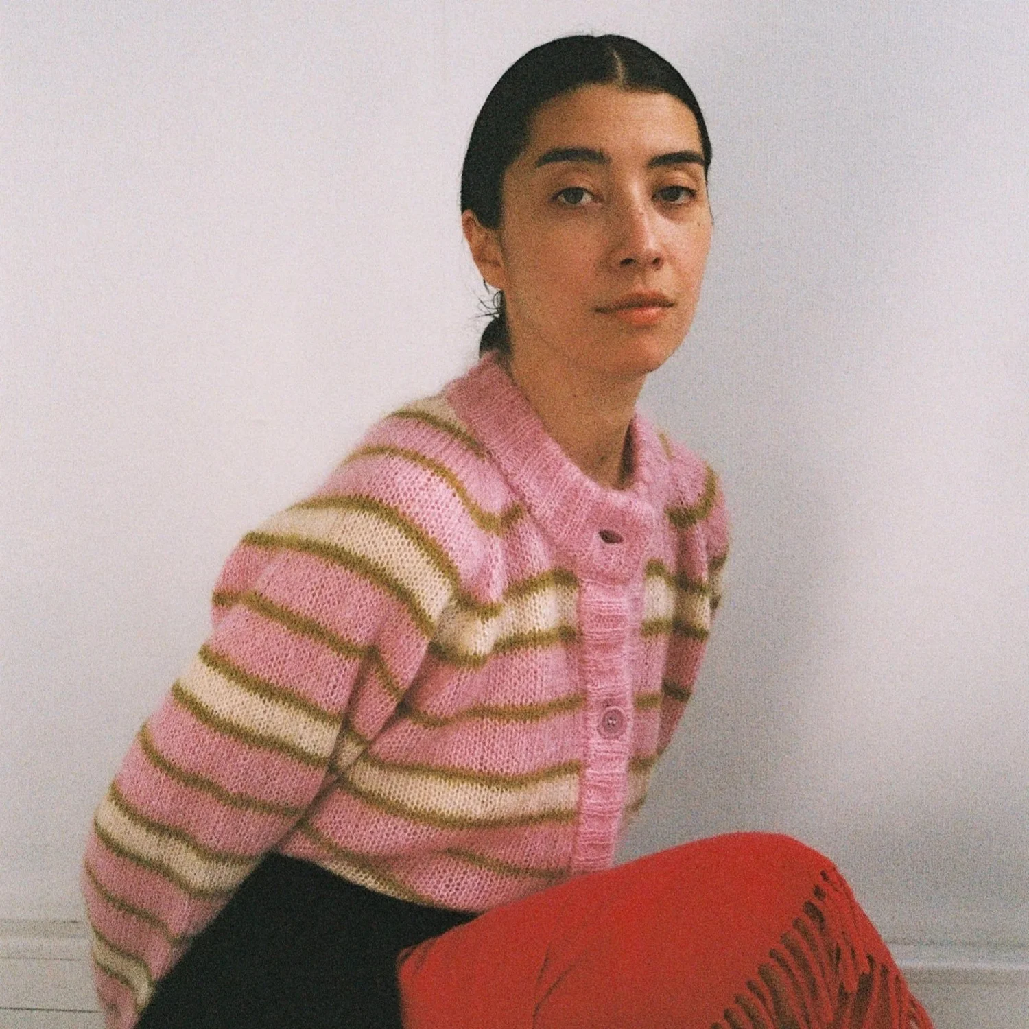Brushed Mohair Stripe Cardigan — yoke studio