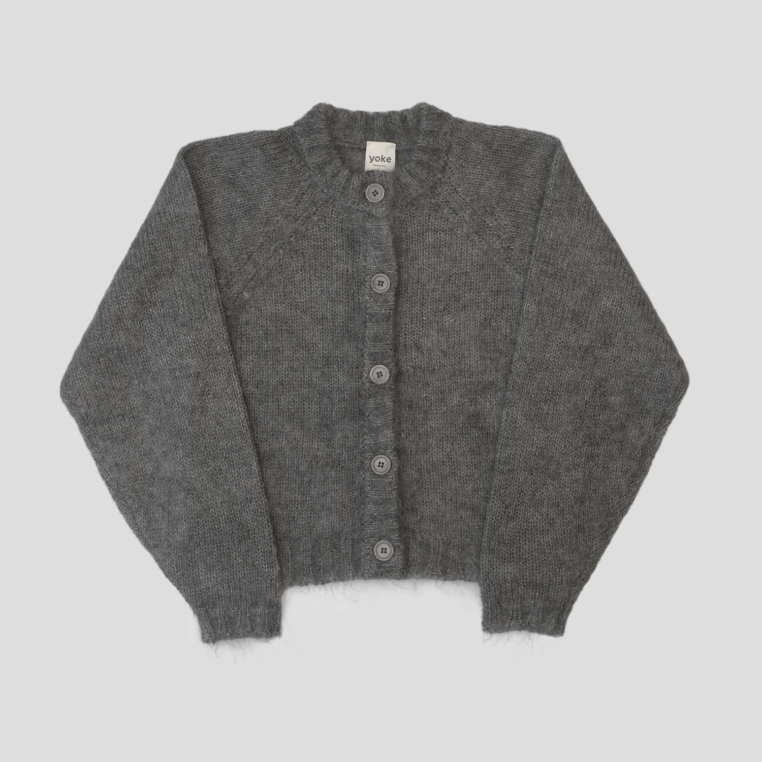 Brushed Mohair Cardigan — yoke studio