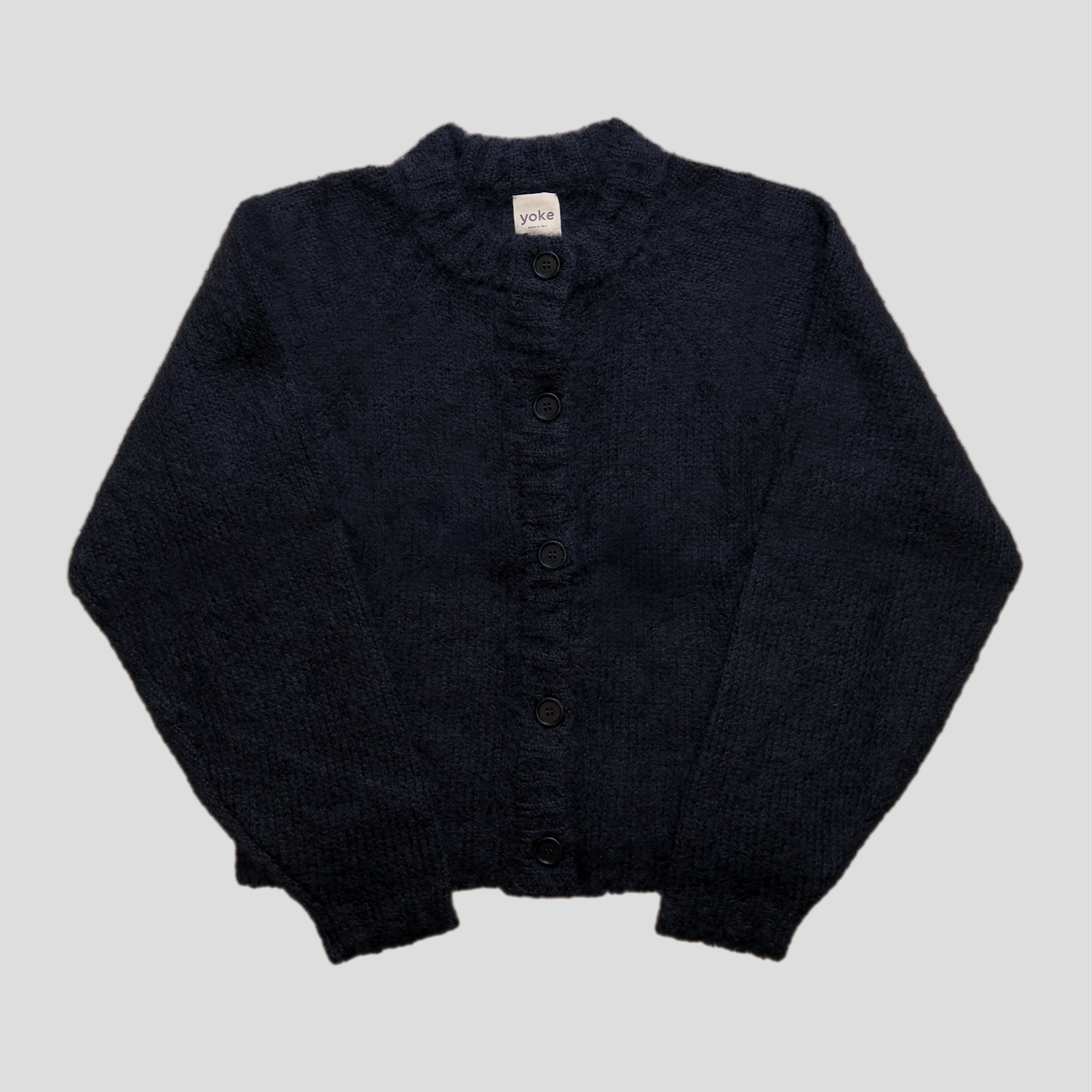 Brushed Mohair Cardigan — yoke studio