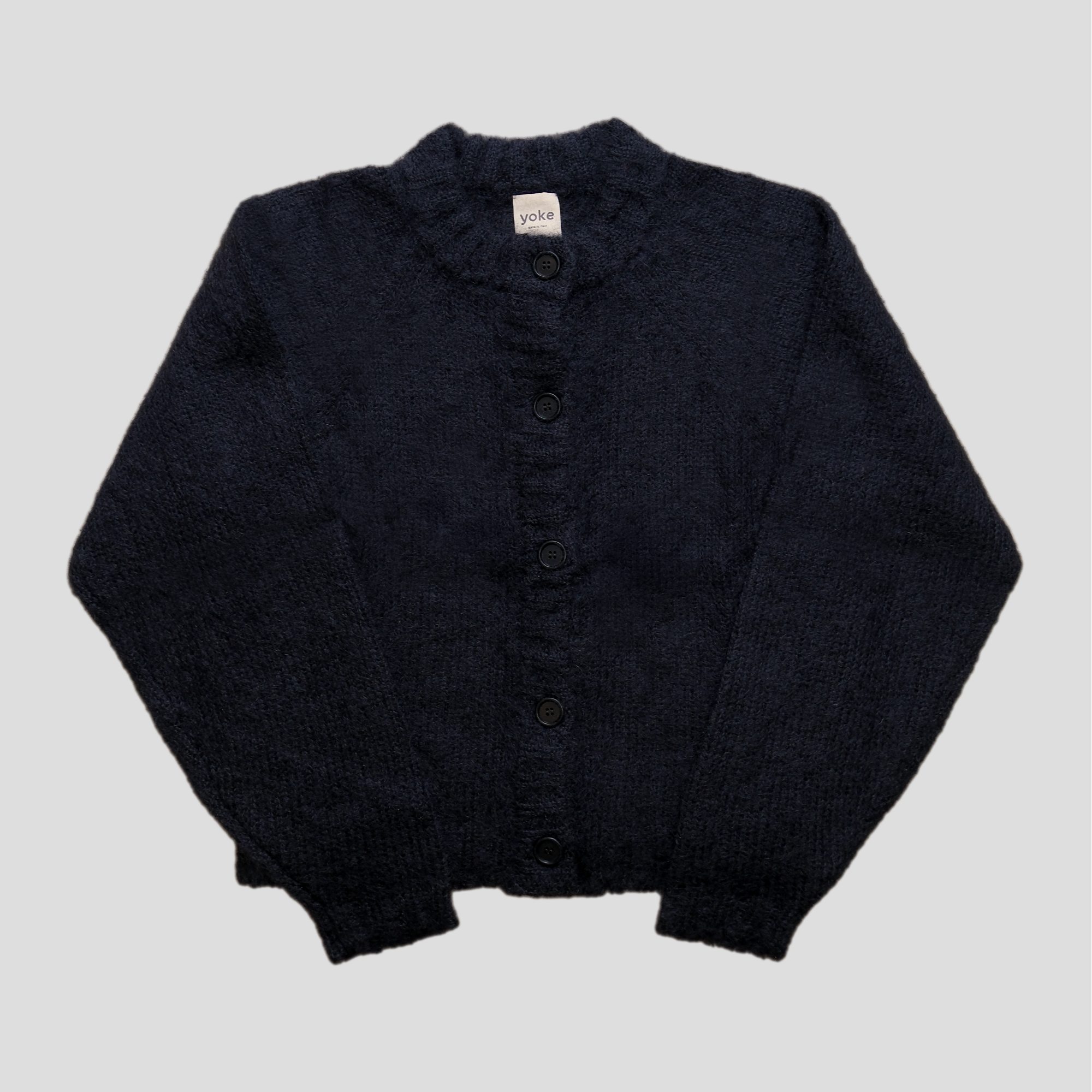 Brushed Mohair Cardigan — yoke studio