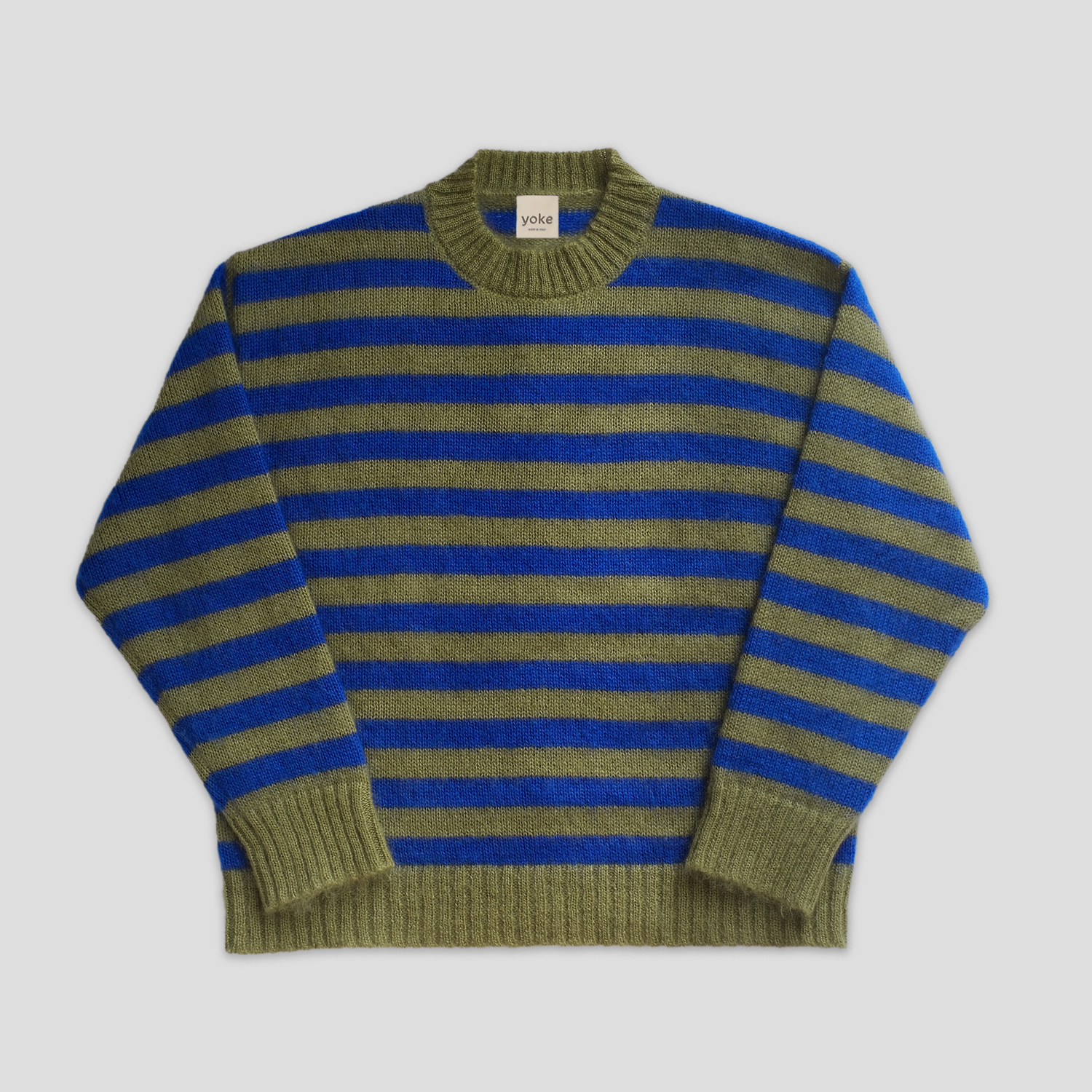 Brushed Mohair Stripe Jumper — yoke studio