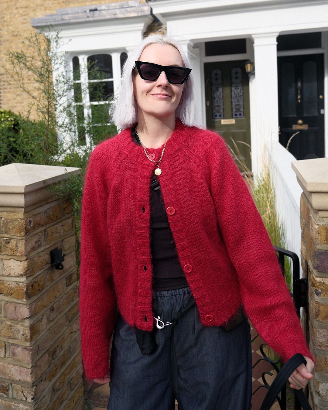 Brushed Mohair Cardigan — yoke studio