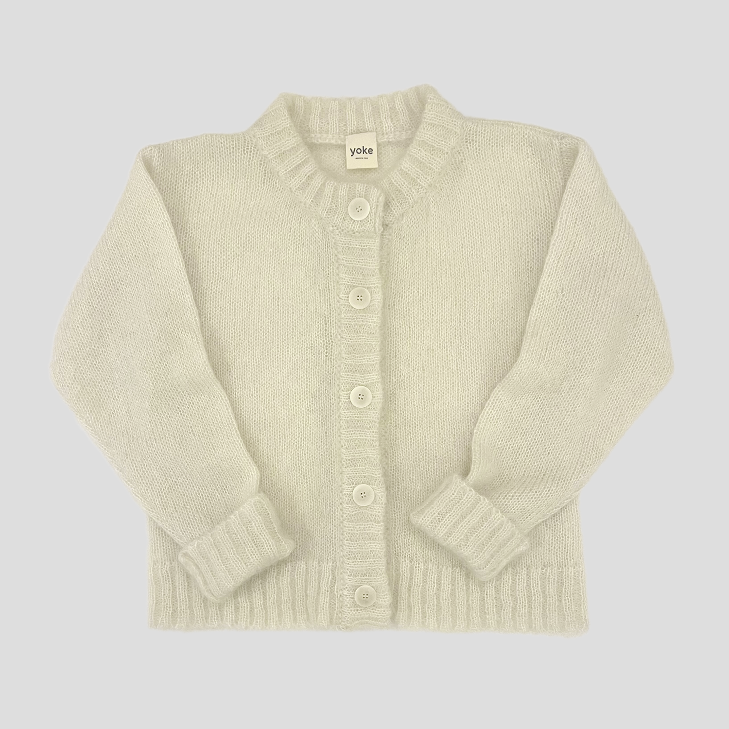 Brushed Mohair and silk Knit Cardigan — yoke studio