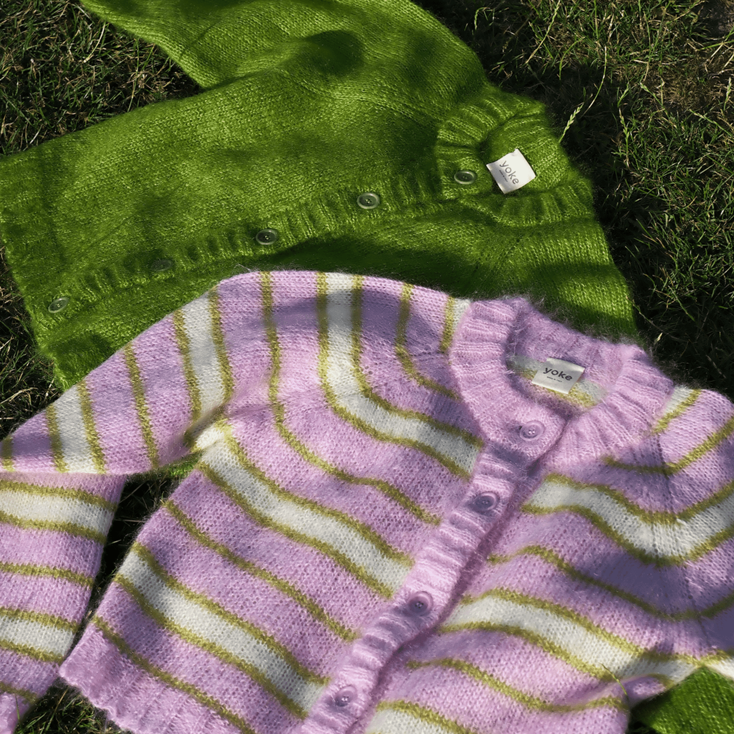 Brushed Mohair Cardigan — yoke studio