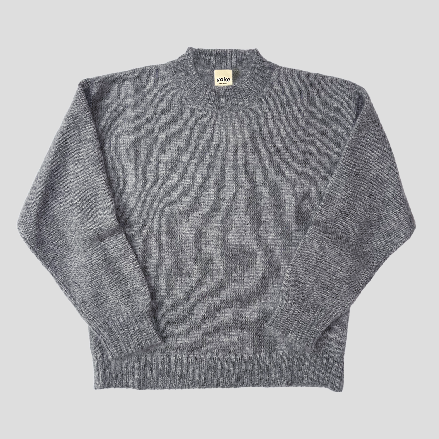 YOKE】BRUSHED MOHAIR KNIT SHIRT Brushed Mohair Jumper — yoke