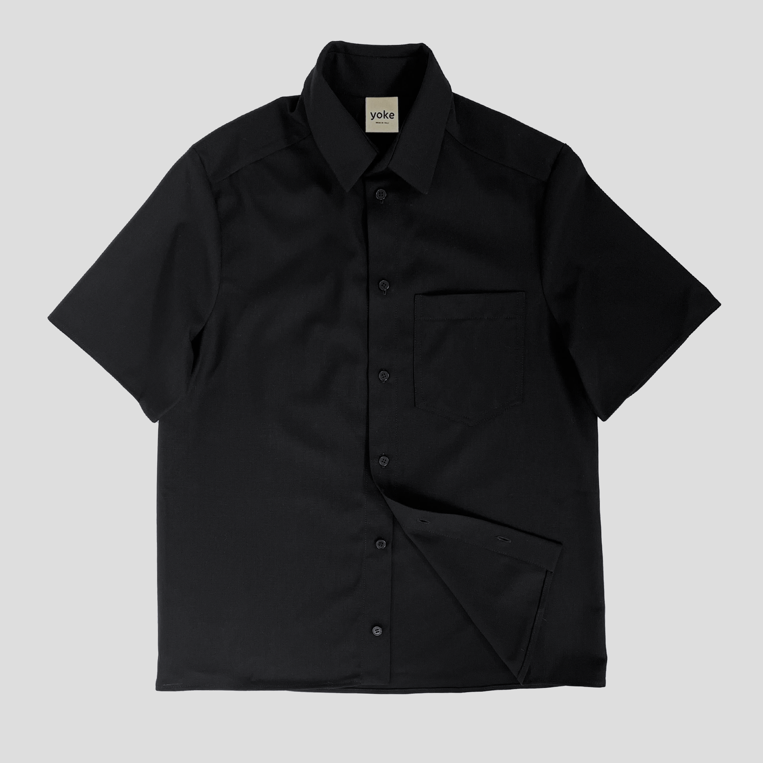 yoke / STITCHED MINIMAL WOOL SHIRT サイズ1 yoke wool skate shirt — yoke studio