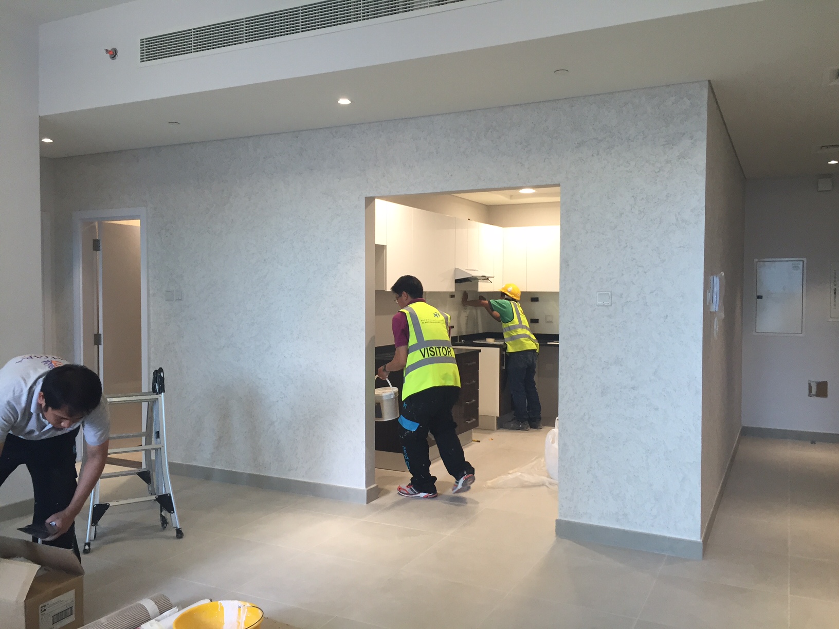 Works have started @ Marina Arcade Show Apartment