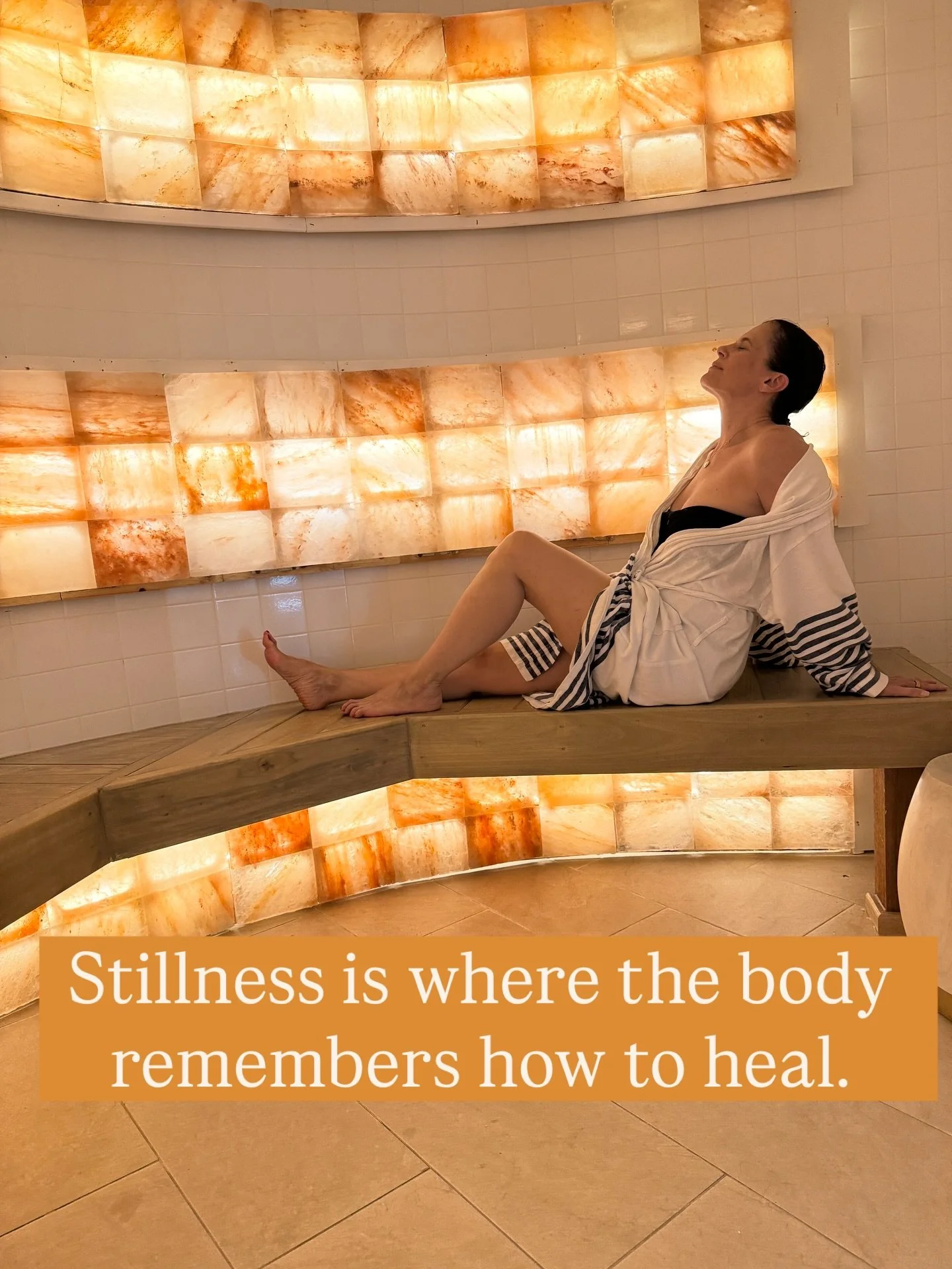 We talk a lot about adding things for longevity &mdash; supplements, workouts, protocols.
But true renewal often begins with what we let go.

The noise.
The rush.
The pressure to perform, prove, or push through.

Stillness is medicine.
Rest is a stra