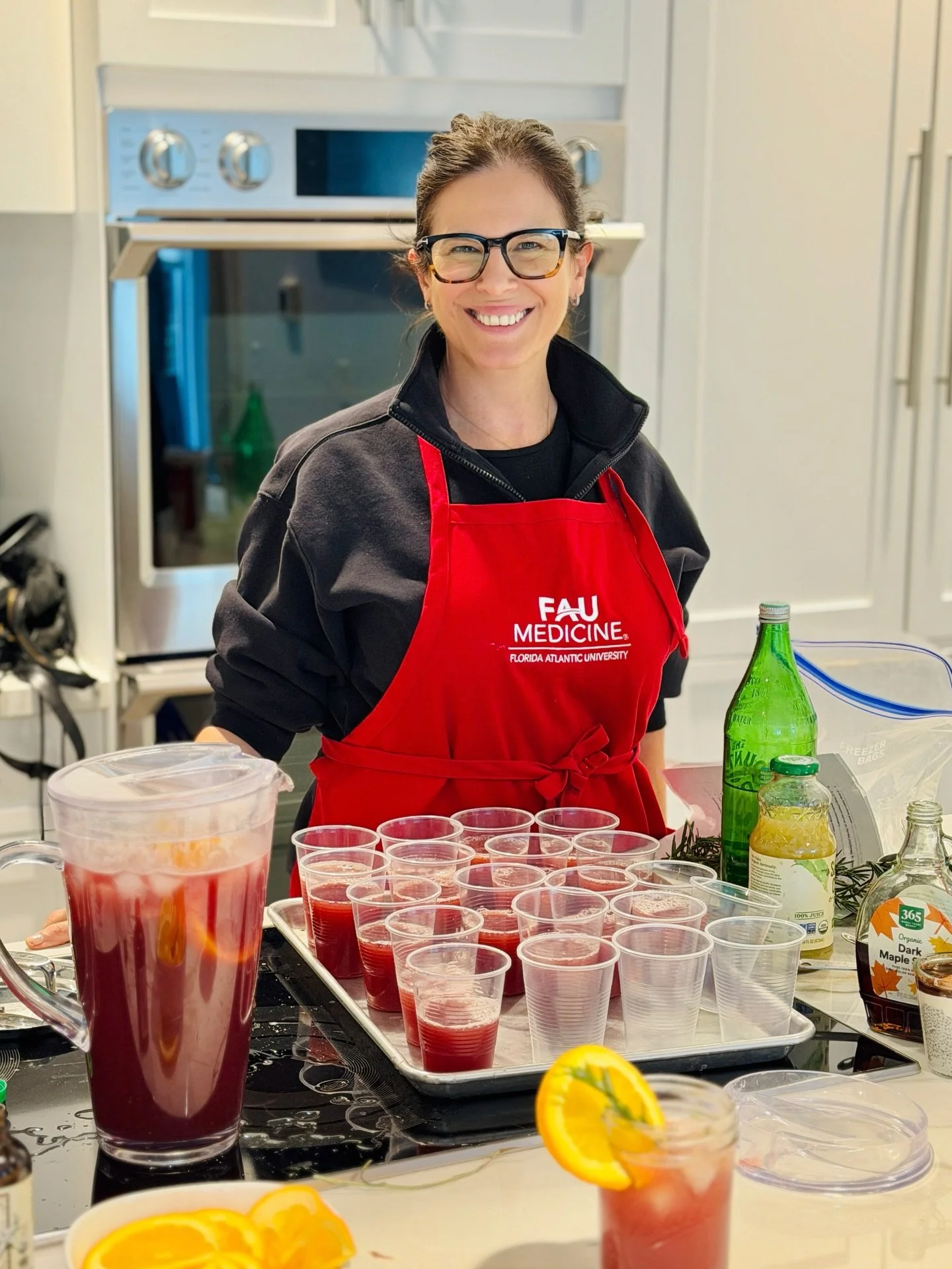 We wrapped up 2025 and our Healthy Holiday Series in the FAU kitchen ✨

Sharing practical tips to help you feel balanced, energized, and supported through the holiday season.🕎🎄

As we close out 2025, this is your reminder that health doesn&rsquo;t 