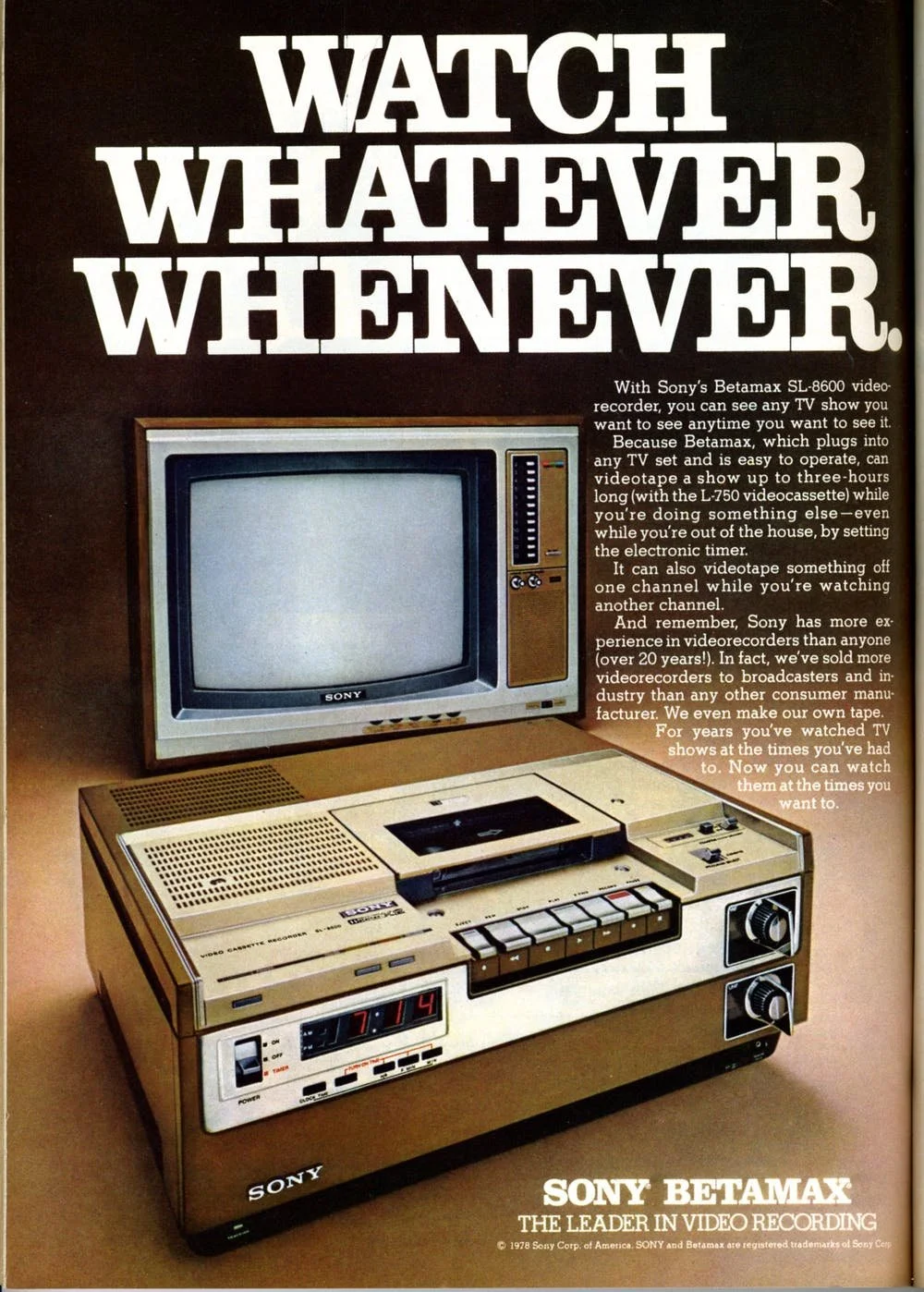 SONY BETAMAX — Museum of Failure
