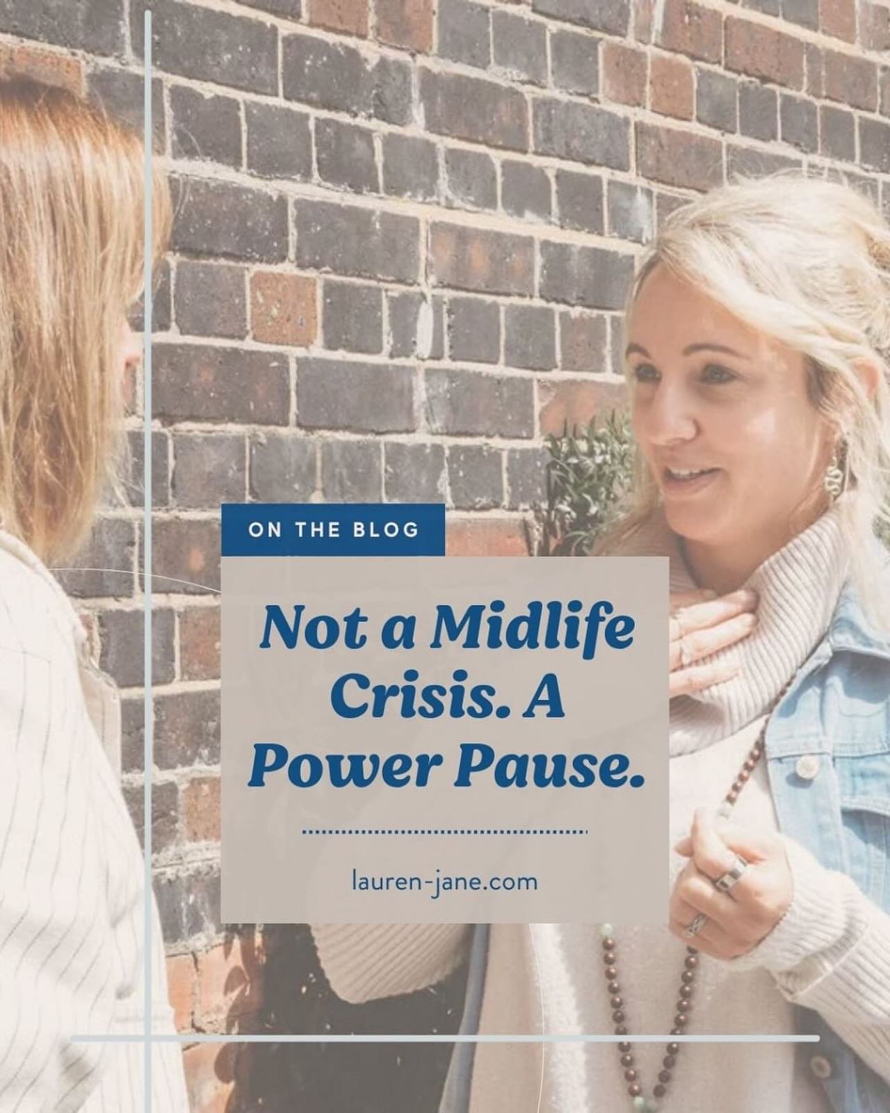 Not a midlife crisis.
Not falling apart.
Not too late.
Not too much.

This isn&rsquo;t your unraveling.
It&rsquo;s your reckoning.
A sacred interruption.

We&rsquo;ve been sold a story that midlife means decline - 
That you should quiet down, shrink 
