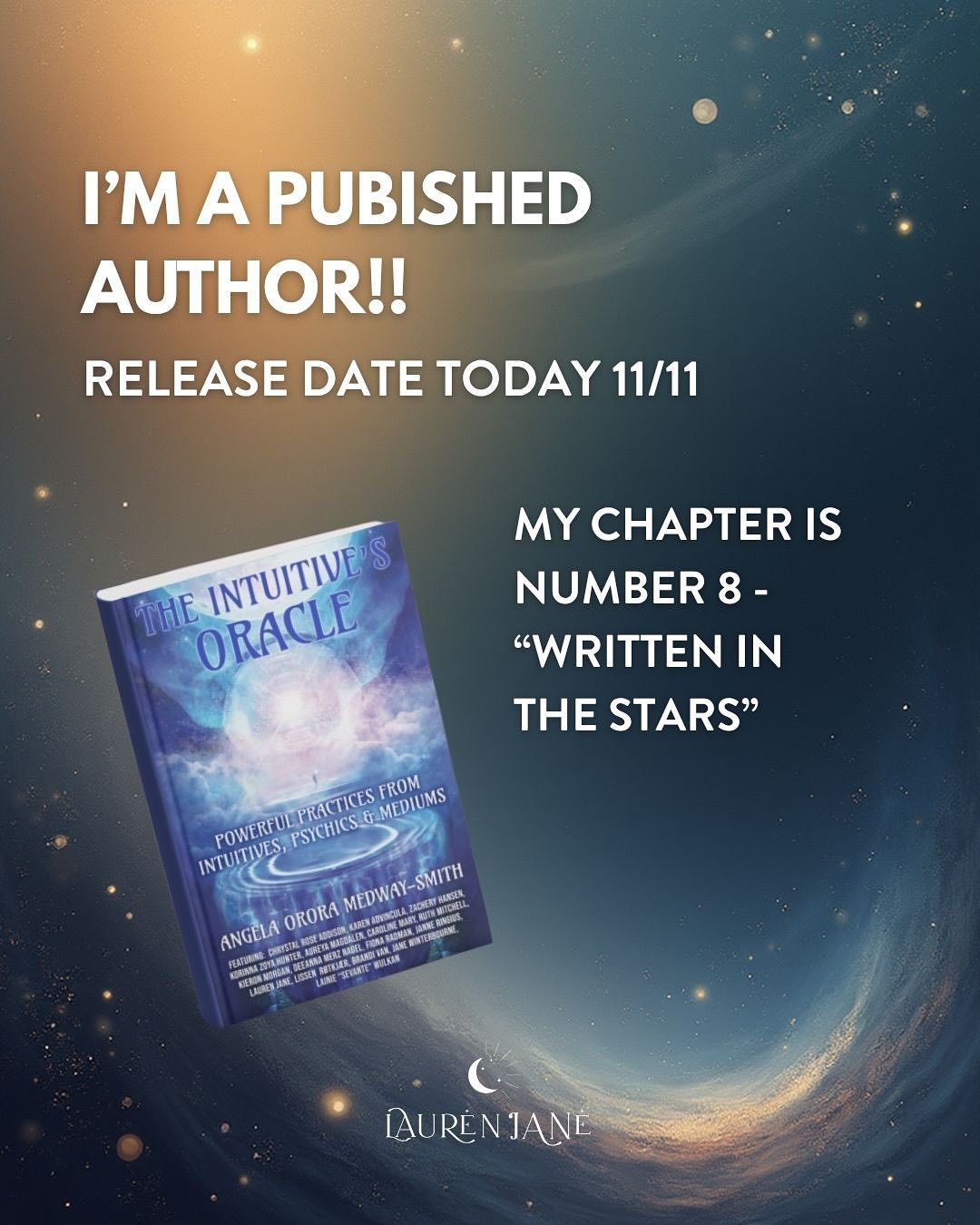 Cancer cracked me open - it was the kind that requires serious surgery and chemotherapy.

It forced me to listen in a way I never had before.
To my body. My intuition. My truth.

&ldquo;Written in the Stars&rdquo; is my chapter in The Intuitives Orac