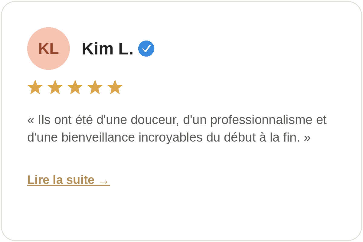 Avis Google 5 étoiles de Kim L. sur une séance photo grossesse avec Fabien Lefebvre Photographe en Martinique