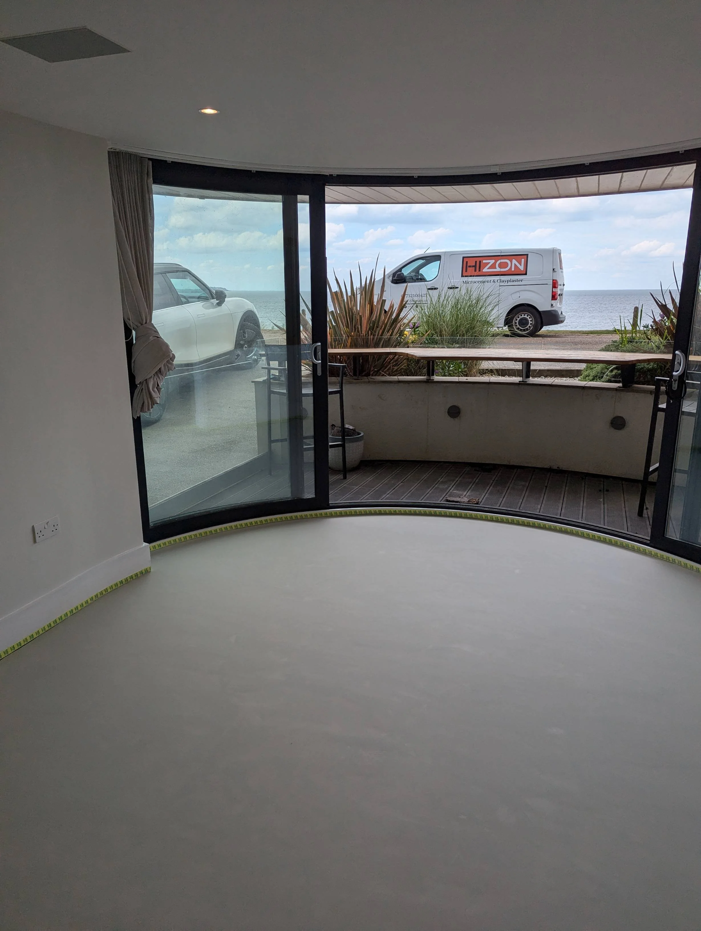 Microcement flooring project completed in Whistable, Kent