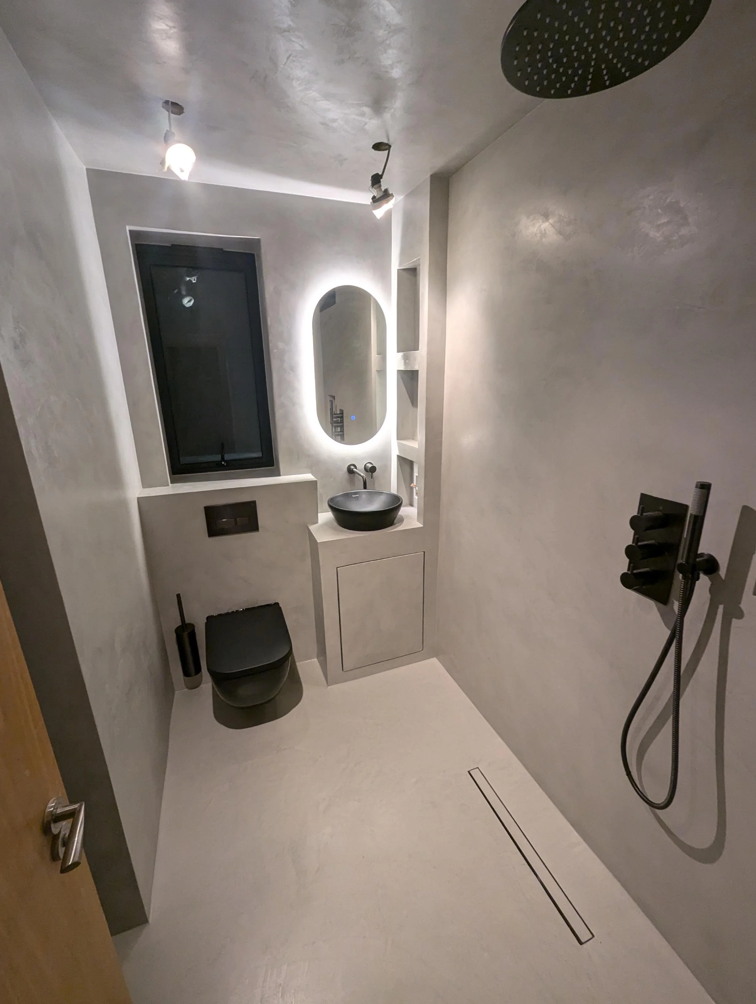 Complete Microcement Bathroom Renovation in Streatham, London