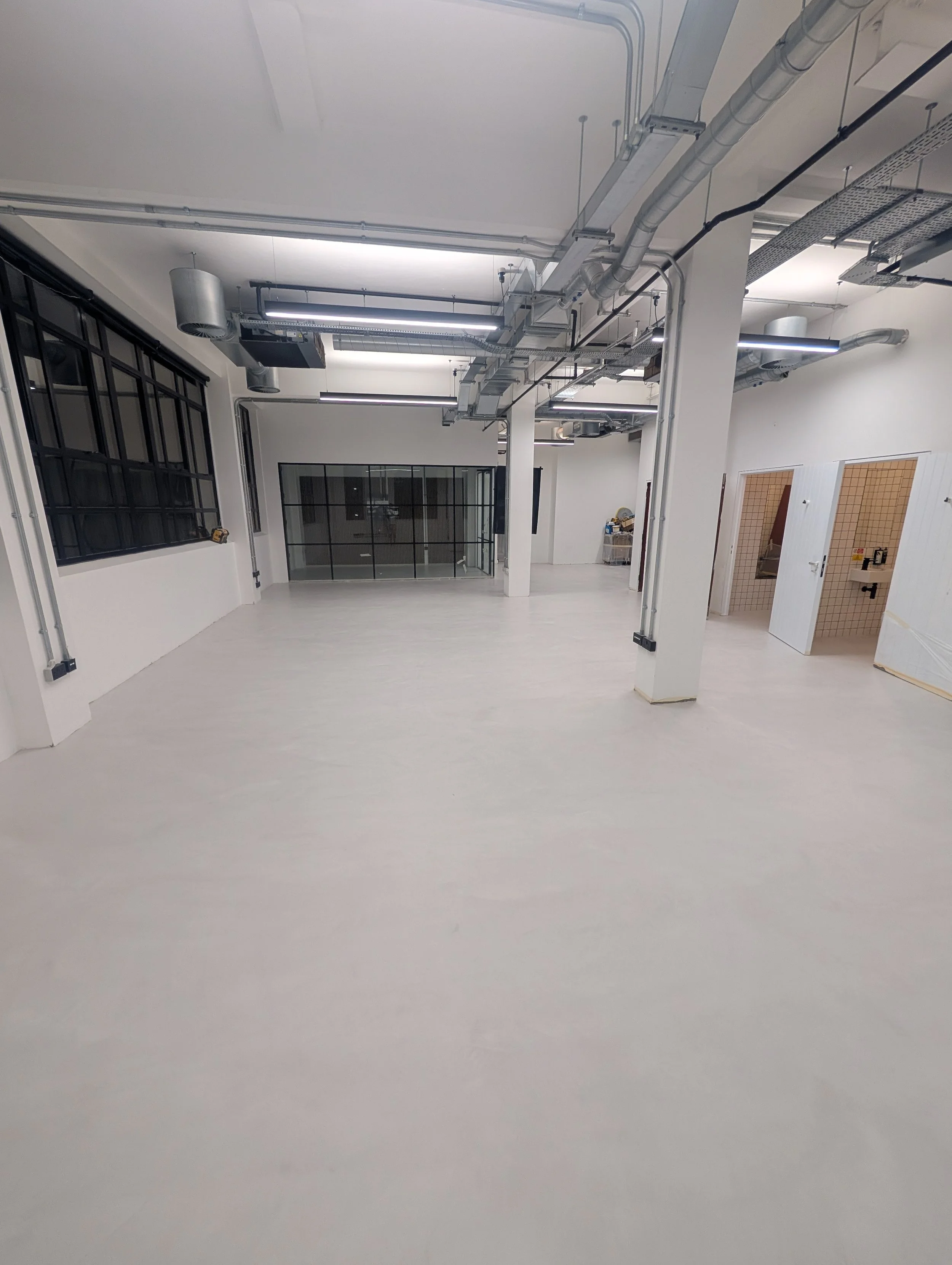 Micrrocement flooring install