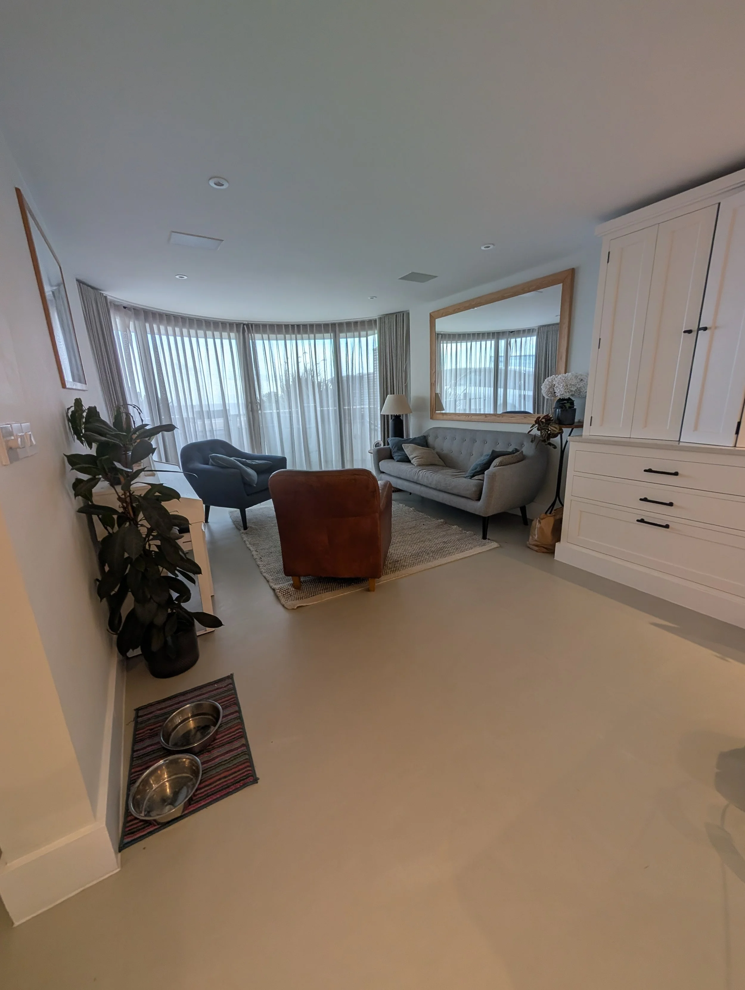 Micrrocement flooring install