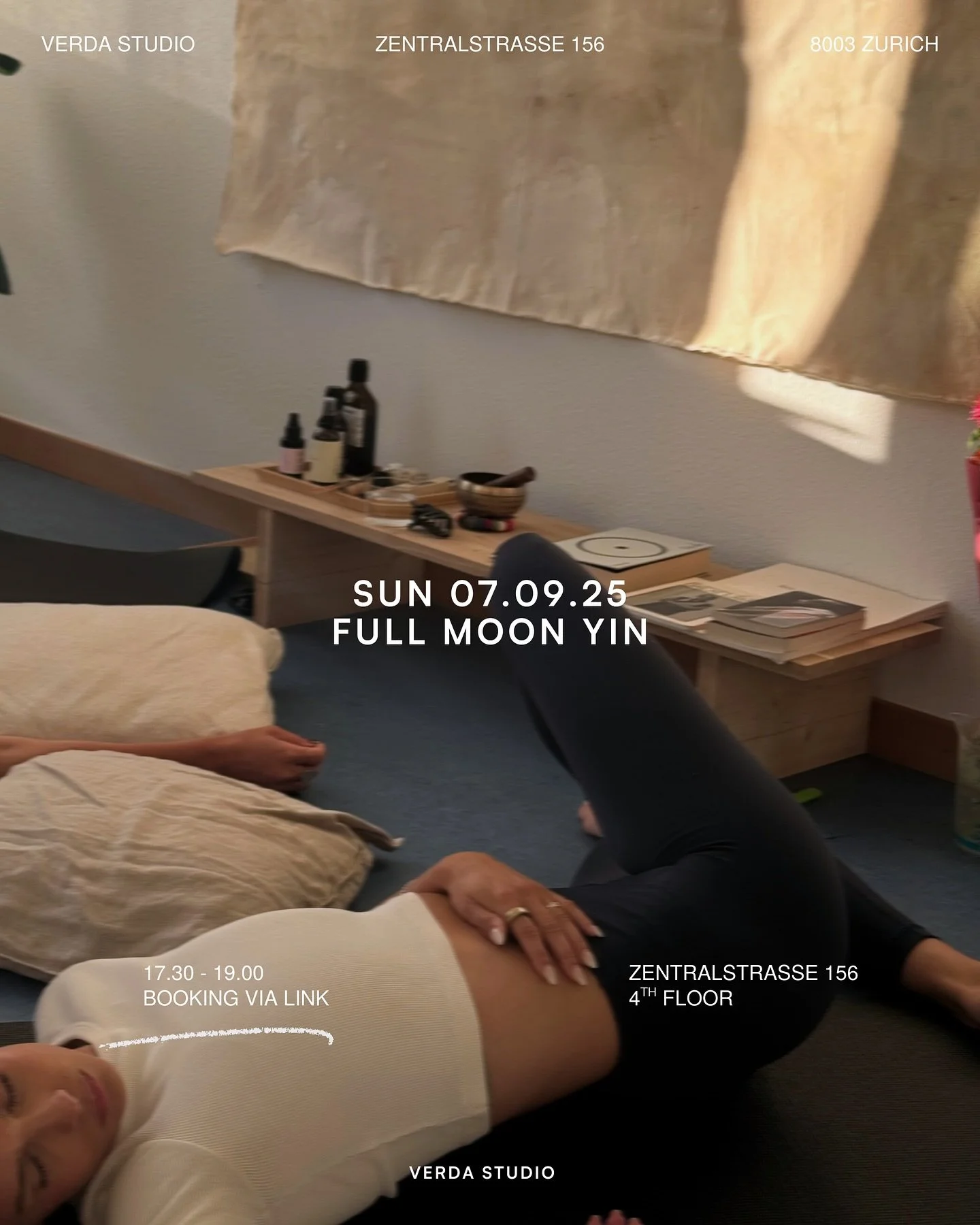 Full Moon Yin I 7.9 &bull; 17:30 - 19:00 🌕

90 minutes to slow down, stretch deeply, and recharge before the week begins. Long holds, calming stillness, and a fresh start under the full moon.

Limited spaces &mdash; booking via link in bio.