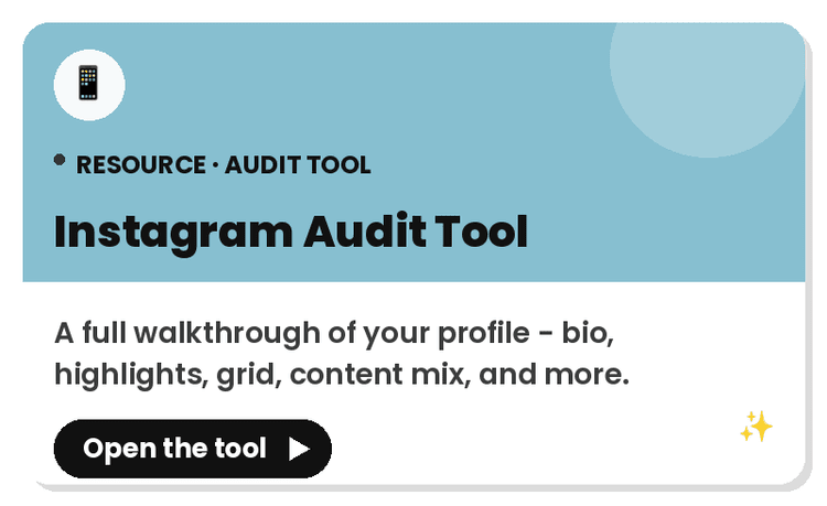 Instagram Audit Tool