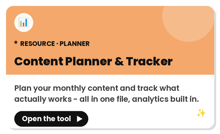 Content Planner & Tracker